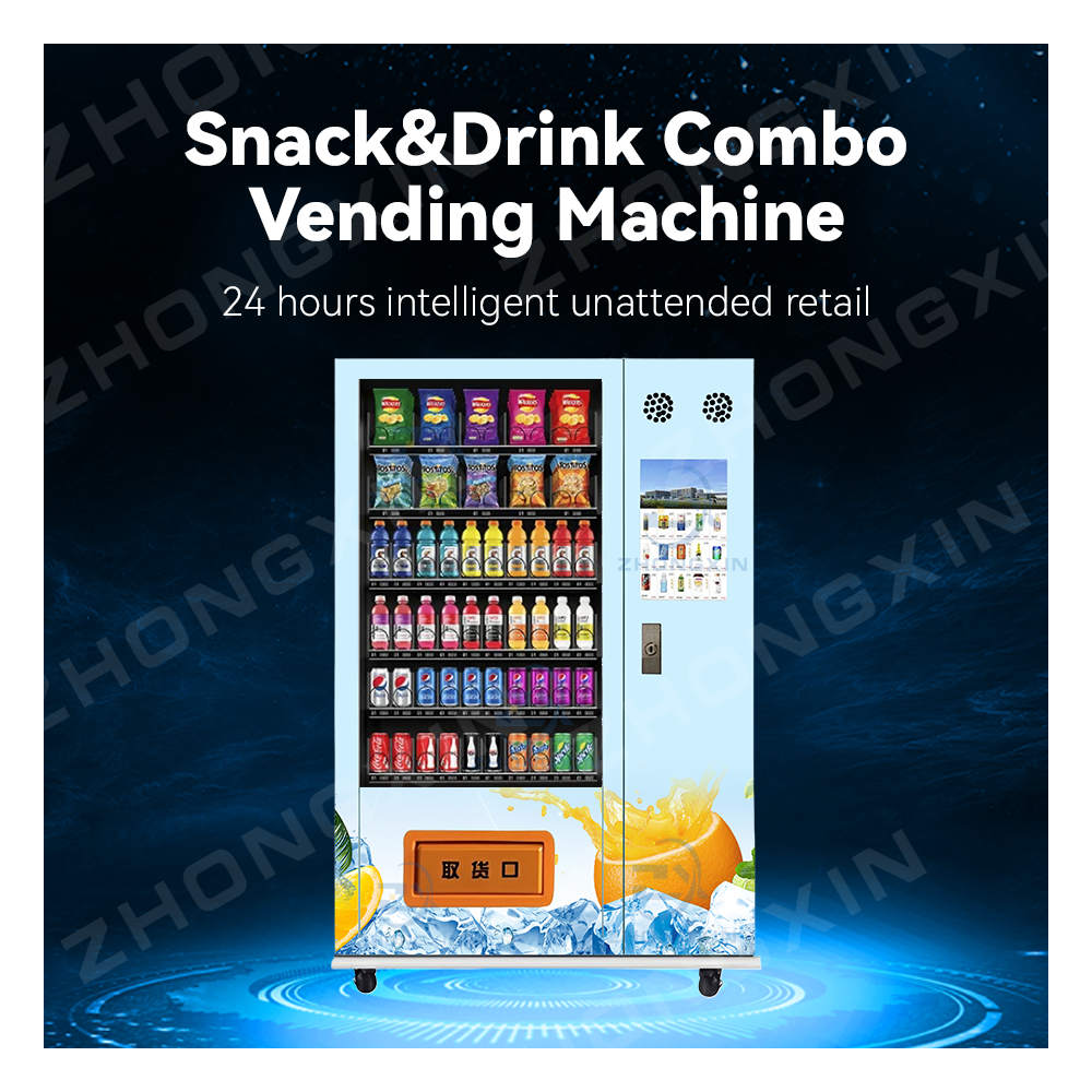 New Design Cold Drink Vending Machine With Large Capacity Pringles