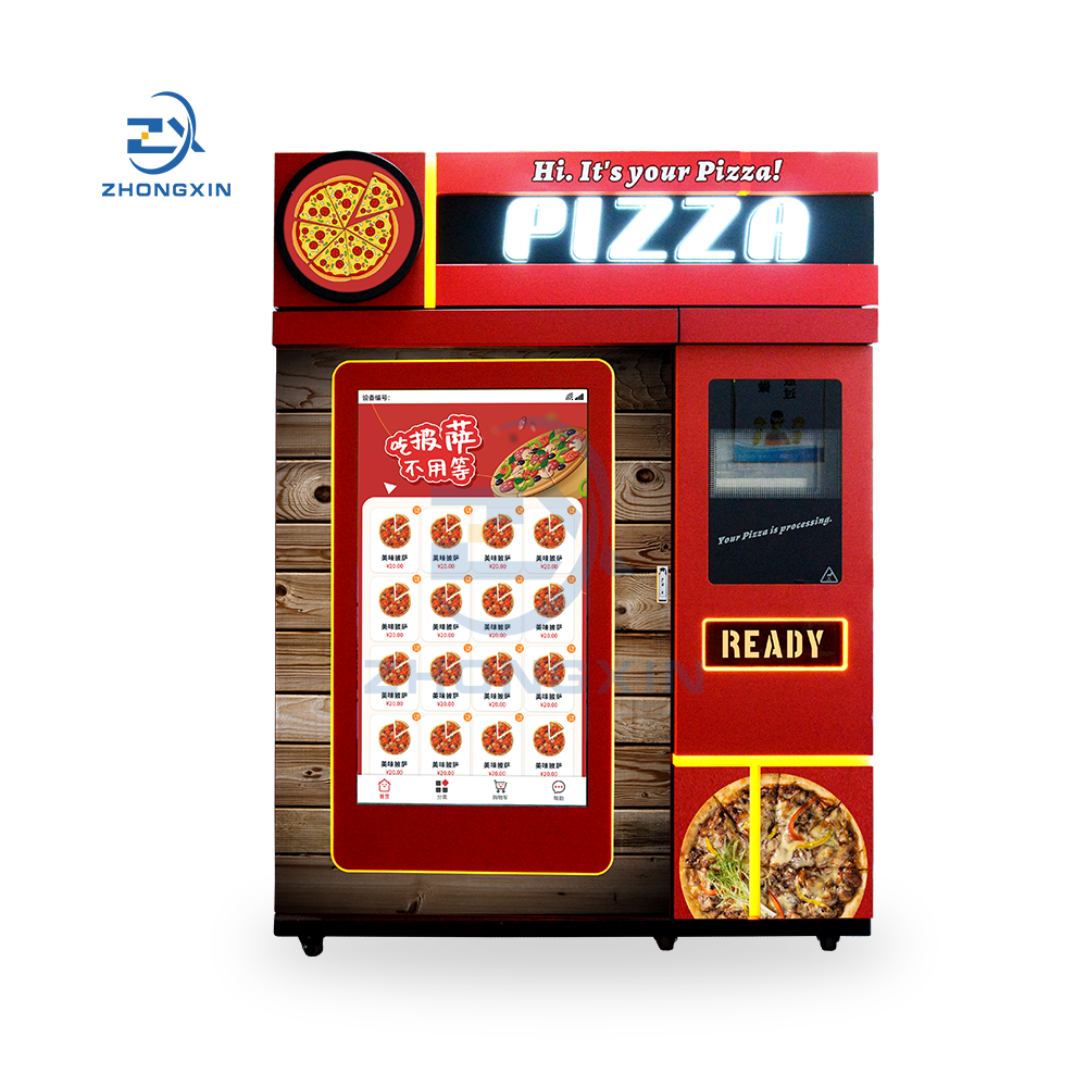 frozen pizza vending machine full automatic 2024 pizza cone maker machine industrial