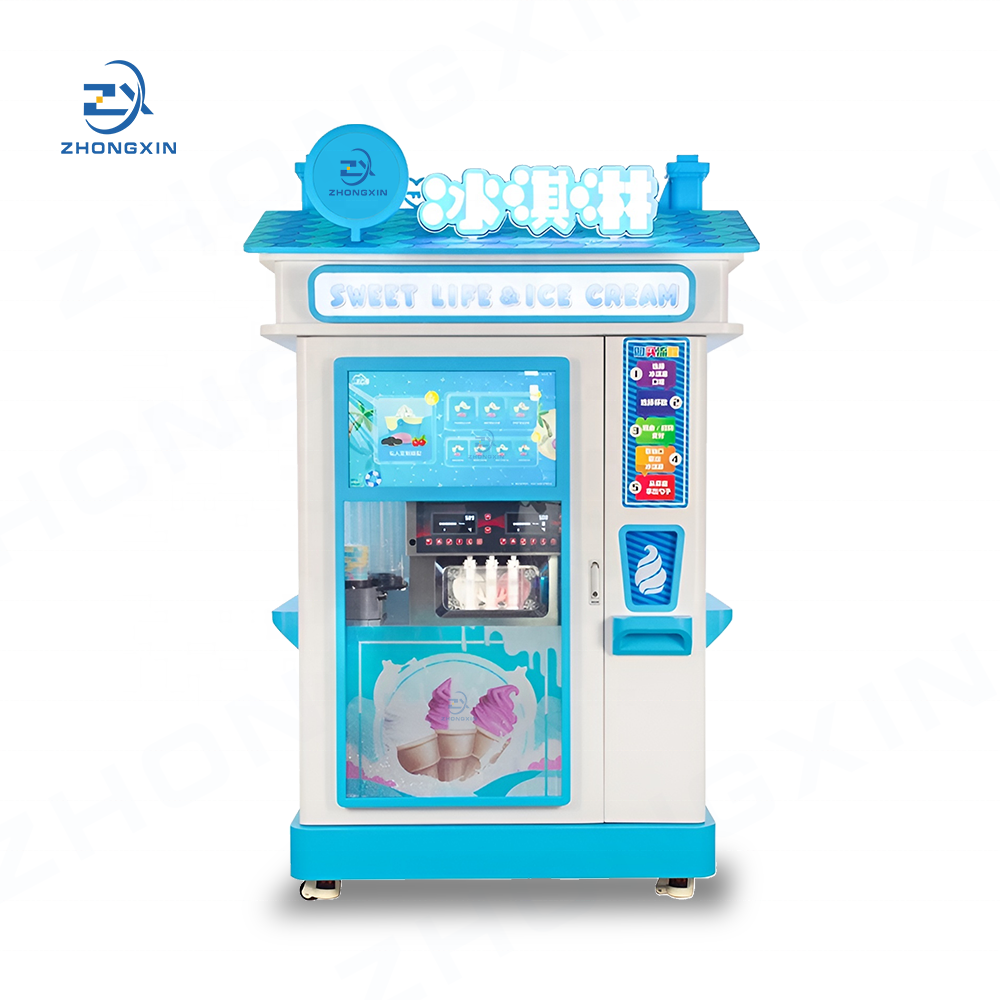 New Style Intelligent Soft Serve Ice Cream Vending Machine