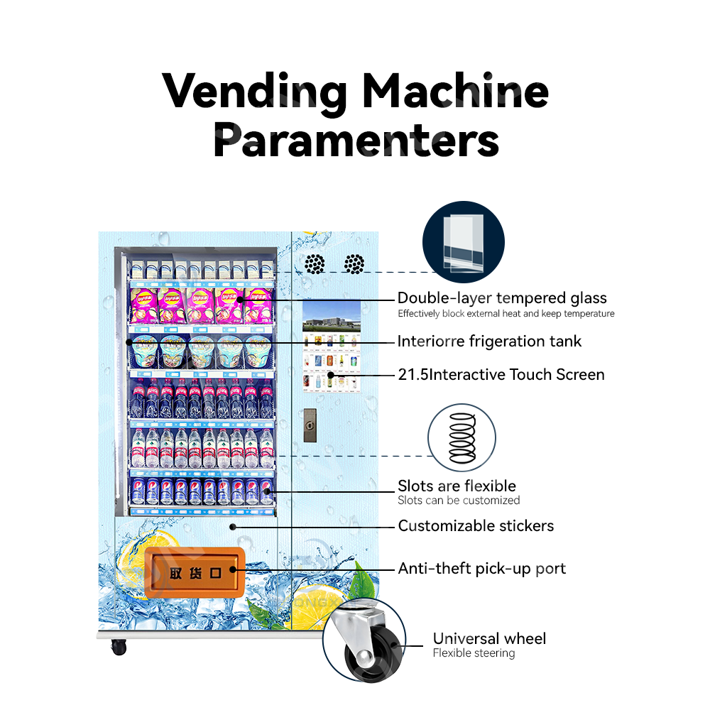 Xy Mechanical Auto Snacks Soft Drink Combo Vending Machines For Sale