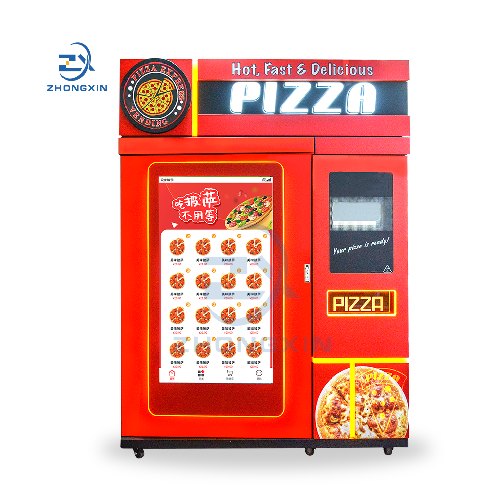 Indoor Outdoor Self-service Fresh Smart Pizza Machine Business Fully Automatic Pizza Vending Machine For Sale