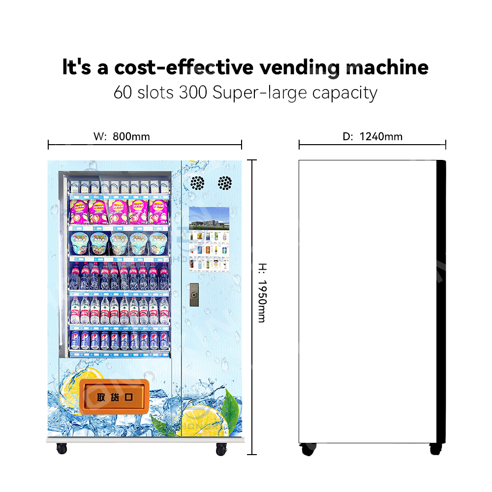 Xy Mechanical Auto Snacks Soft Drink Combo Vending Machines For Sale