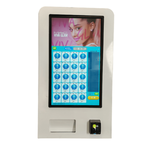 Hot 32 "large screen vending machine selling cigarettes and snacks beauty makeup with credit card payment vending machine