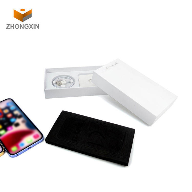 Universal OEM Empty Custom Phone Case Cardboard Package Box Eco Friendly Mobile Phone Packaging Box For Iphone