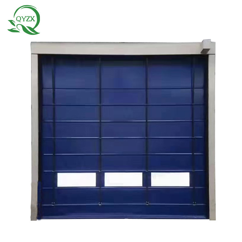 Good Quality Fireproof Garage Automatic Stainless Steel Rolling Shutter Door Industry Shutter Door stacking sliding door