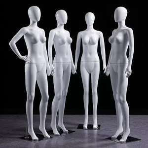 Wholesale white color plastic  female mannequins full body for  dummy  mannequin