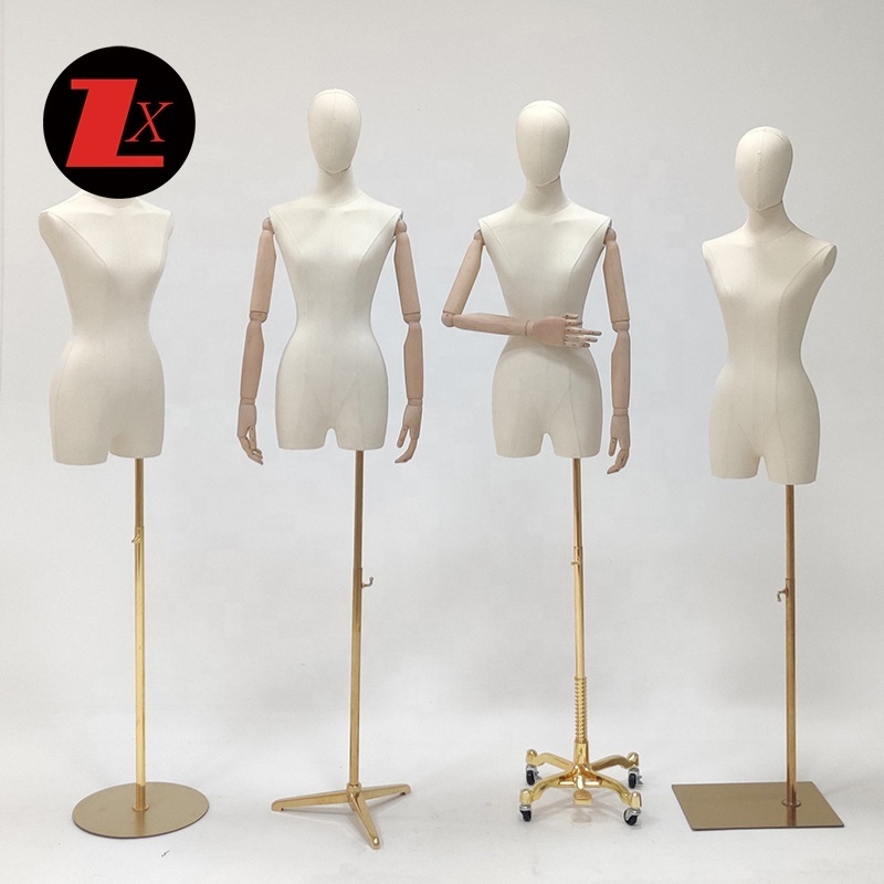 Realistic Mannequin Head Stand With Hair And Shoulder curvy female mannequin