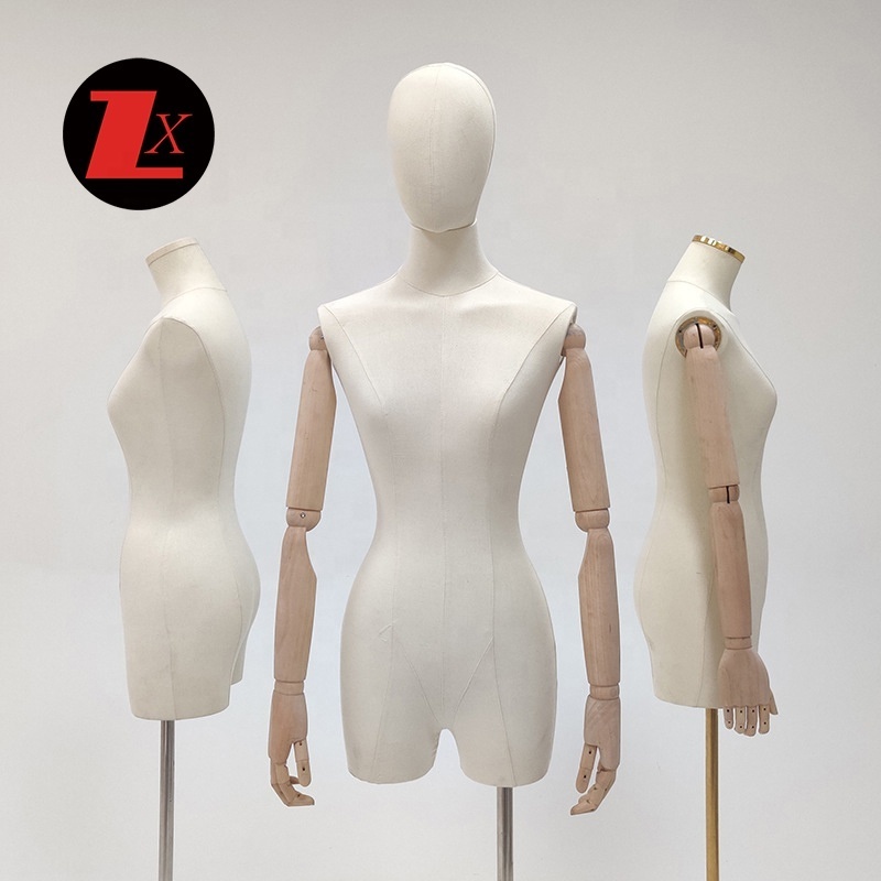 Realistic Mannequin Head Stand With Hair And Shoulder curvy female mannequin