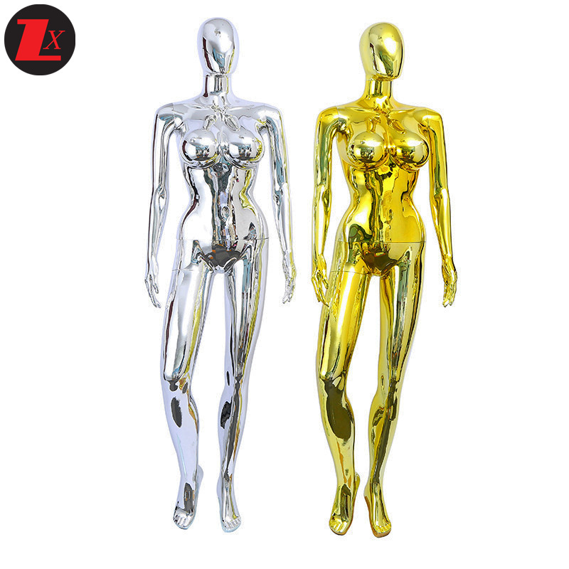 Factory Hot Sale Low MOQ  Teenage Chrome  For Sexy Famale Mannequins