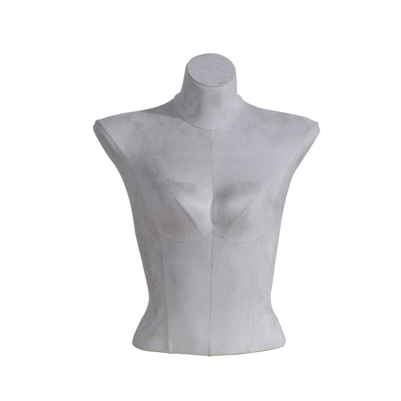 Hot Sales Mannequin Model Wood Material half size headless female model display body female model props