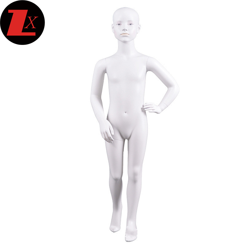 2024 Hot Sell Plastic Fiberglass  Durable Multifunctional Children's Full Body Coat Display Stand Mannequin