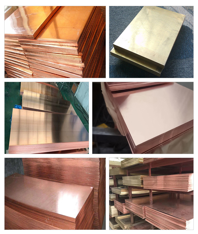 High quality 99.99% copper cathode pure copper sheet 3mm thickness customized price