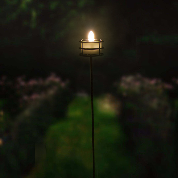 Outdoor Solar Tea Light Night Lighting Garden Solar Powered Pathway Light