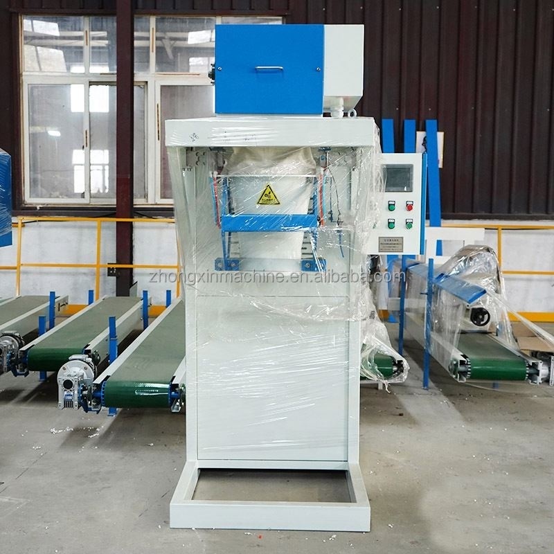 Professional High-Quality 5kg-50kg Automatic Weighing Bag Filling Bean Feed Bioparticle Granular Fertilizer Rice Packing Machine