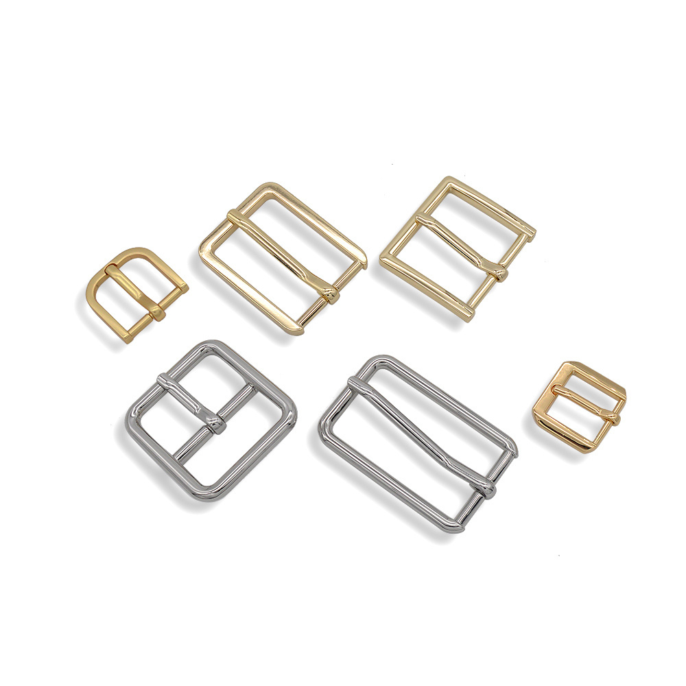 High quality OEM custom pin buckle 20MM/25MM/30MM/35MM/40MM Custom metal logo belt buckle