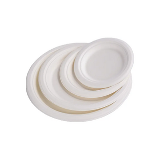 Factory Wholesale Biodegradable Serving Plate Microwavable Sugarcane Bagasse Paper Dish