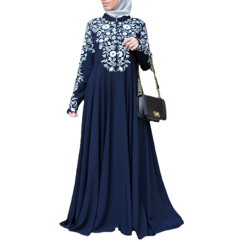 TH918 Fashion Abaya Women Muslim Dress Dubai Nida Abaya Muslim Women Dress Abaya Burqa Nose Piece Niqab