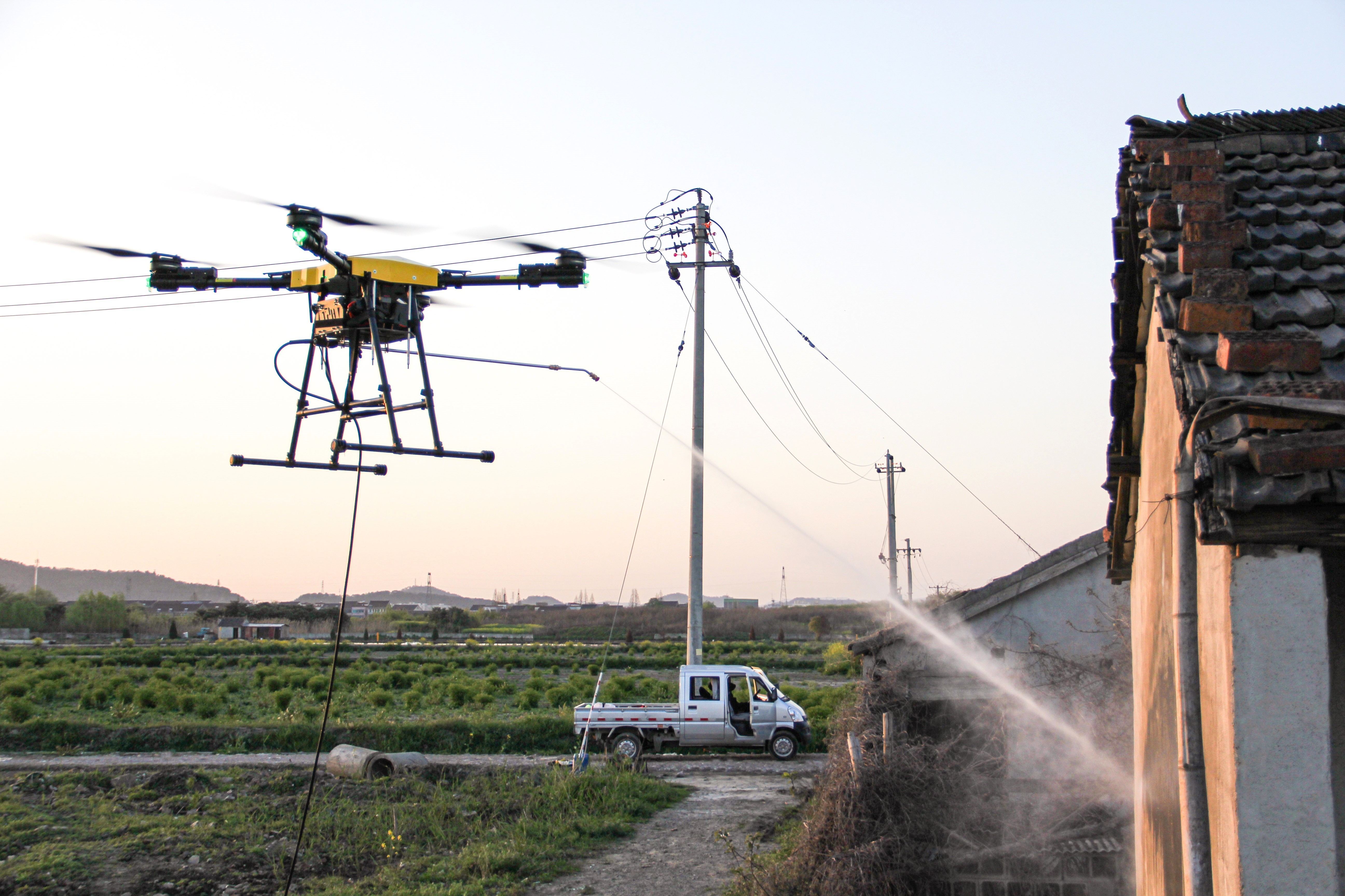 Cleaning Drones Agricultural Sprays Window Cleaning And High-Altitude Building Cleaning Drones Snow Melting Drones