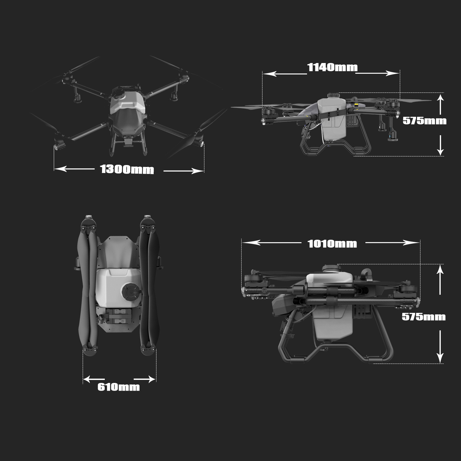 Spider-i drone Farming Pesticides Spray Agricultural drones