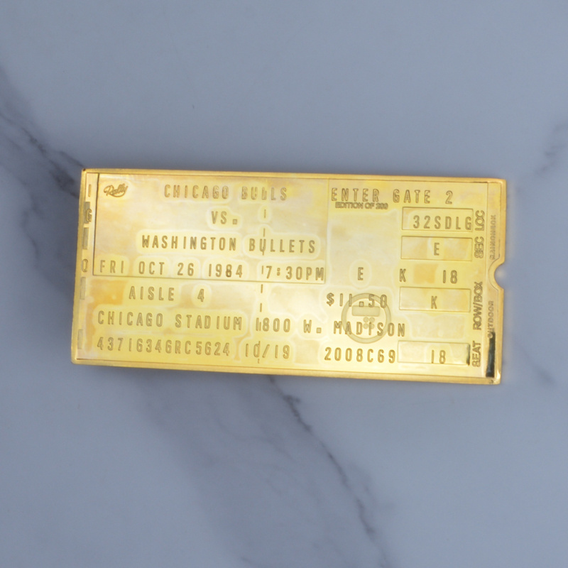 Professional Custom Large Size Rectangular Gold Plated Metal Gold Bars Commemorative Gold Bars