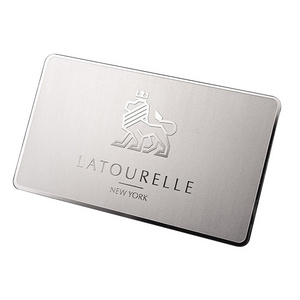 Custom Stainless Steel Laser Engraved Metal Business Cards