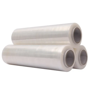 Wholesale Custom Design Plastic Film Roll Pe Roll Clear Waterproof Stretch Wrap Film Packaging