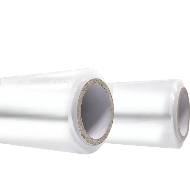 Wholesale Custom Design Plastic Film Roll Pe Roll Clear Waterproof Stretch Wrap Film Packaging