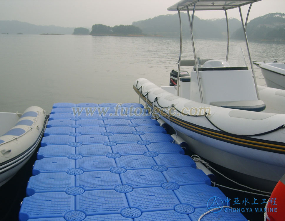 Plastic marine floaters jetski dock floating bridge jetty platform pontoon walkway