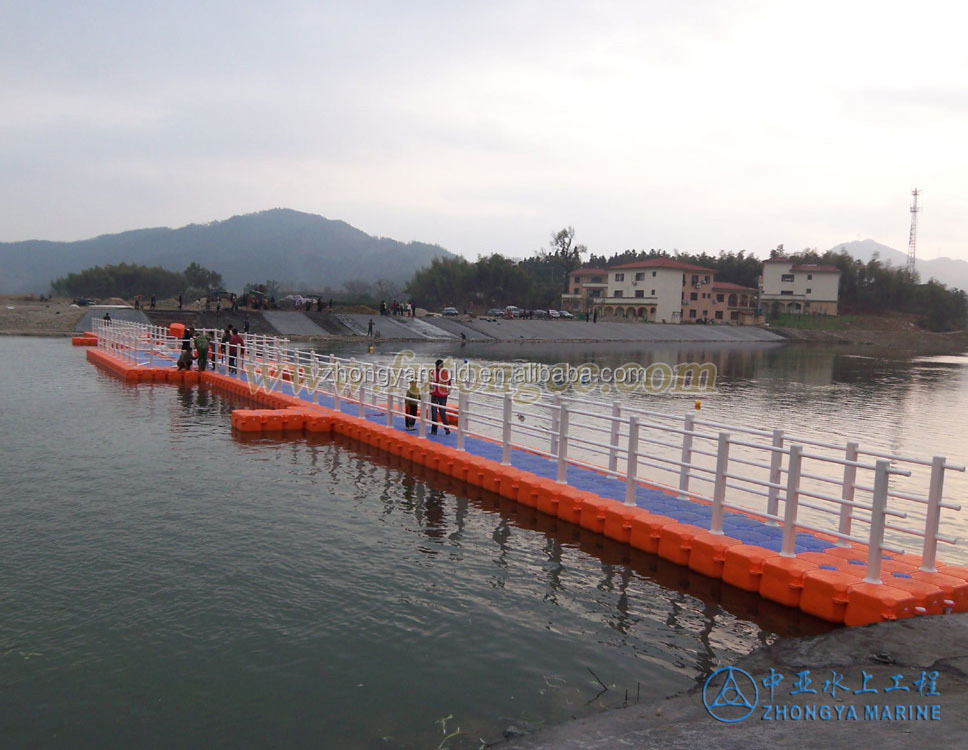 China pontoon dock and floating bridge