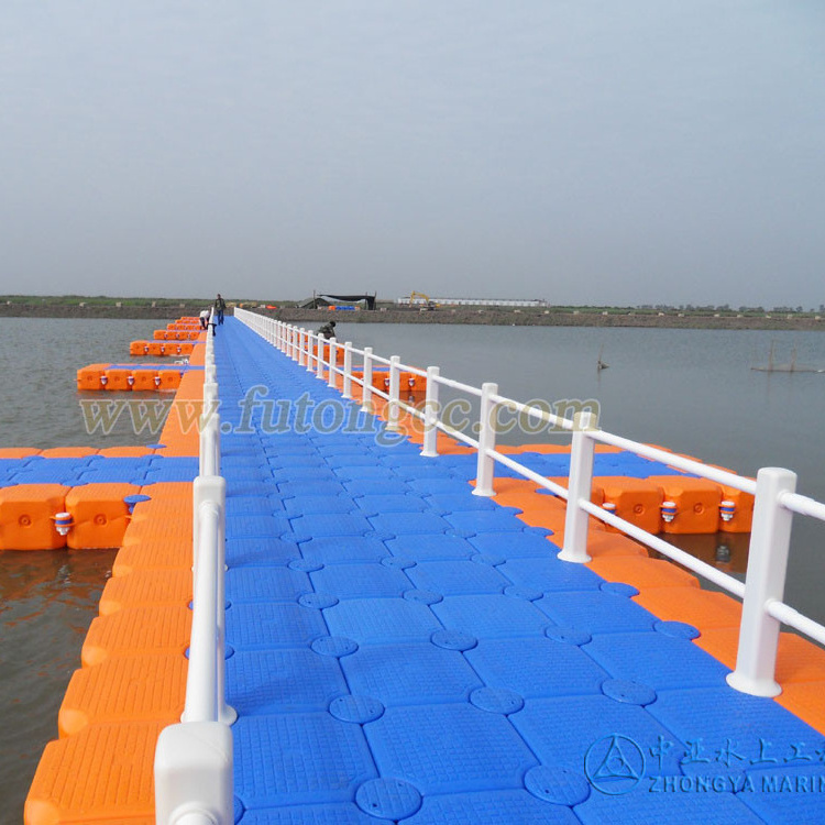 modular pontoon HDPE bridge Plastic Floating Dock Floating Bridge