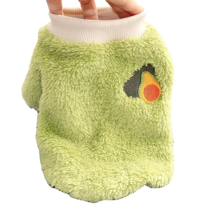 New Fruit Design Warm Teddy Pomeranian Small Dog Clothes Pet Apparel Dogs Cloth Pet Clothes