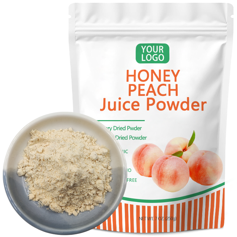 OEM Private Label Natural Organic Honey Peach Juice Powder Honey Peach Powder