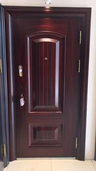 Simple design iron single door design security doors homes entrance door