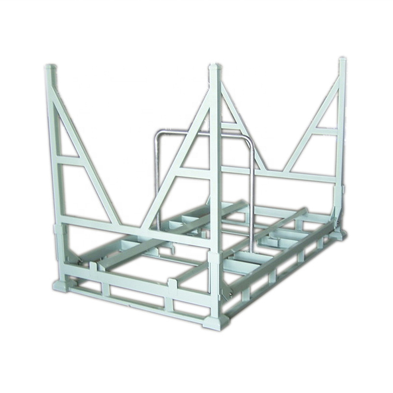 Manufacturers Of Wholesale Folding Pipe Stacking Rack Qiaojiu Rack Steel Heavy-Duty Logistics Shelves Stacking Racks