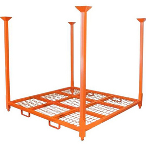 Factory Wholesale Mobile Folding Durable Portable Storage Tire Stacking Rack for Sale