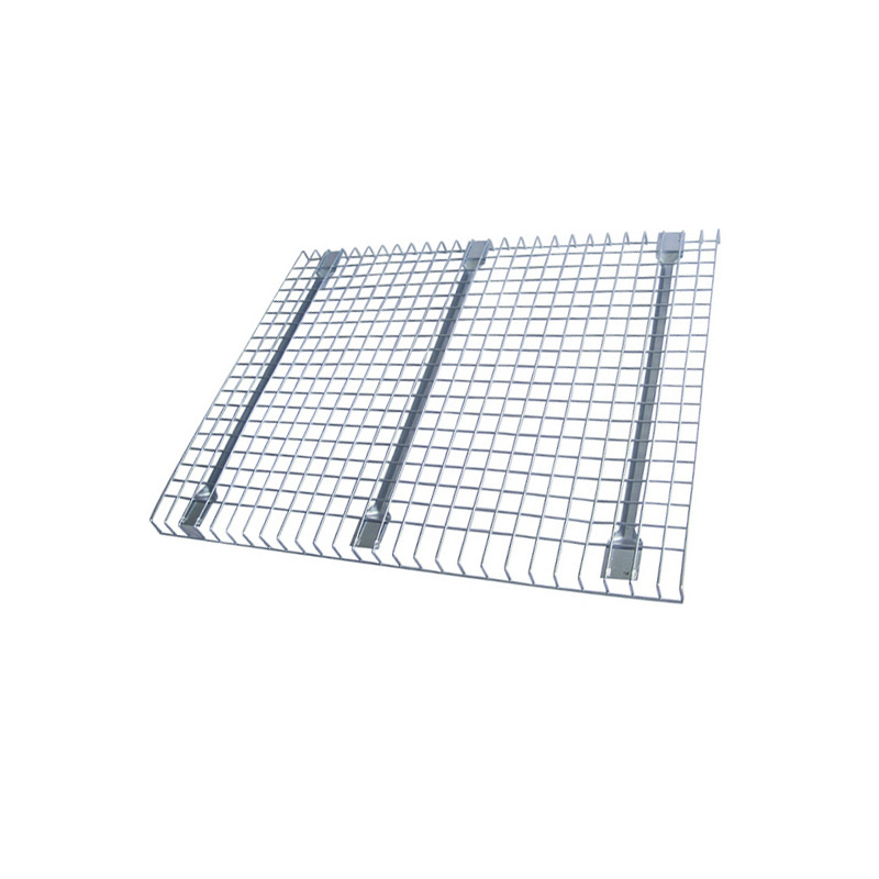 Industrial flared channel warehouse storage metal steel galvanized wire mesh deck