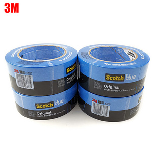 Blue Original painters tape Safe-Release Crepe Paper Special Tape for 3D printer car paint masking Tape 3M 2090