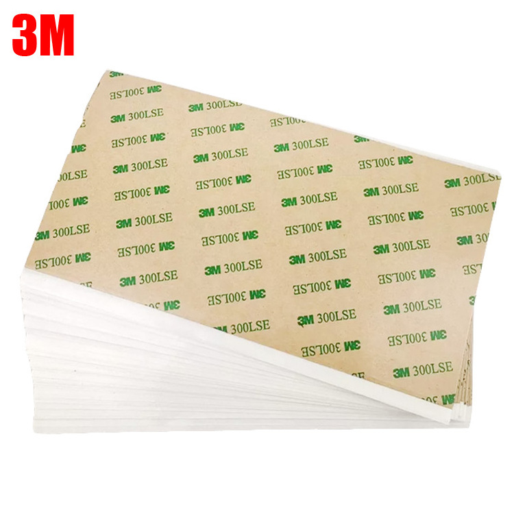 OEM High Quality Waterproof Double Sided 3 m 300LSE Pressure Sensitive Sticker Sheets PET 12 x 12 Die Cut Stickers