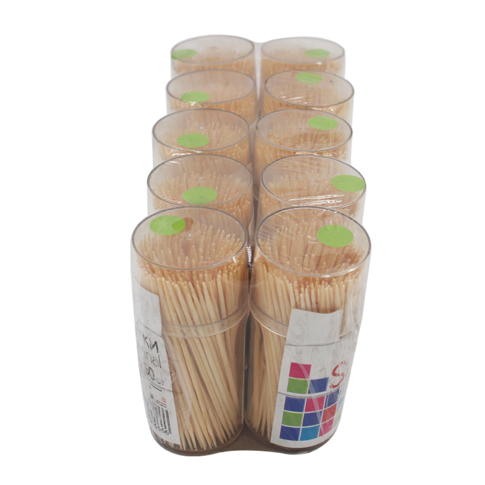 china toothpick factory wholesale 2.0*6.5mm disposable bamboo tooth pick