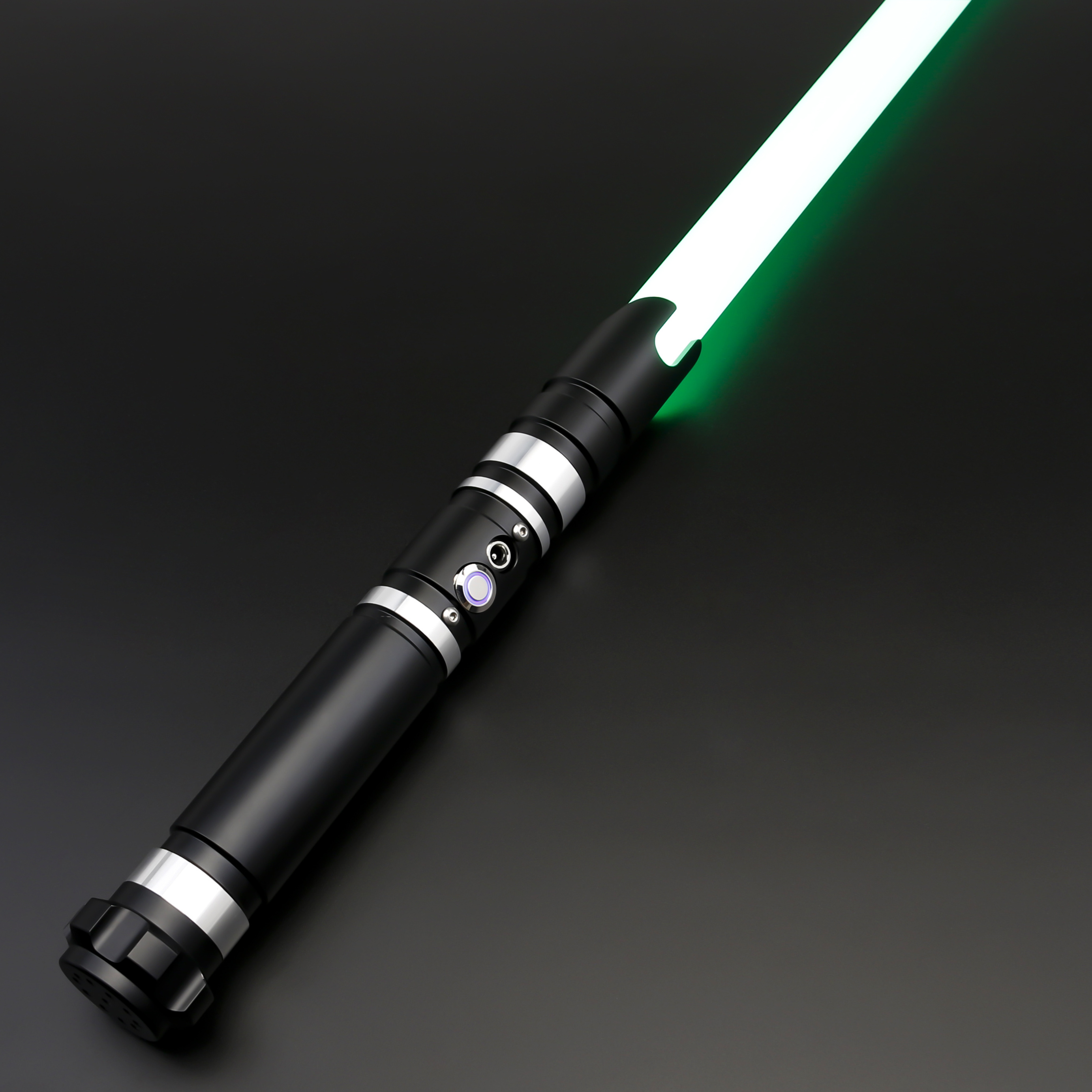 Children's metal hilt dueling lightsaber with light,sound,blaster,lock up,flash on clash light saber of star the wars