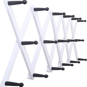 Solid WoodenWall Hanger Modern collapsible coat rack Expandable  Accordion Coat Rack