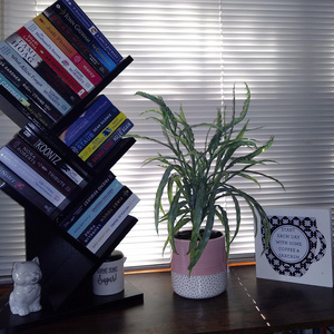 Bookcases and bookshelves Tree bookshelves MDF Black small bookshelves