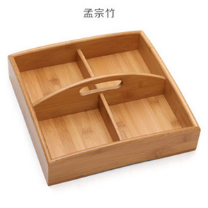 Bamboo Wood Dry Fruit Nuts Snack Storage Box