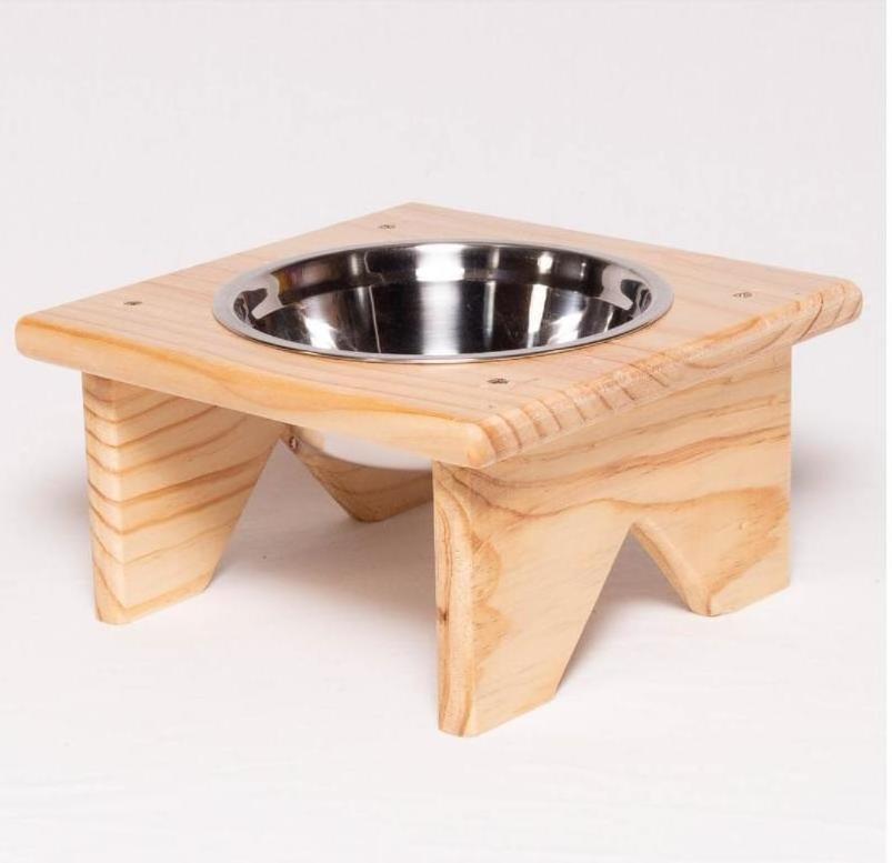 CUSTOM wooden Dog Bowl and Cat Bowl Stand