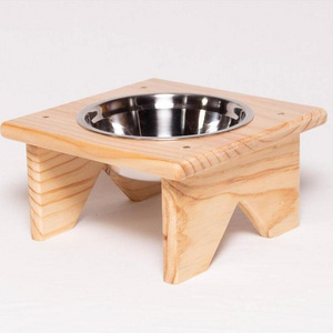 CUSTOM wooden Dog Bowl and Cat Bowl Stand