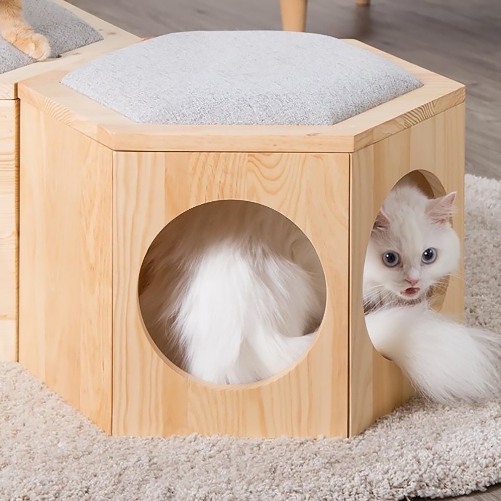 factory supplies hideaway luxury chicken foldable kennel rabbit dog sleeping home small modern wooden pet cave house with window