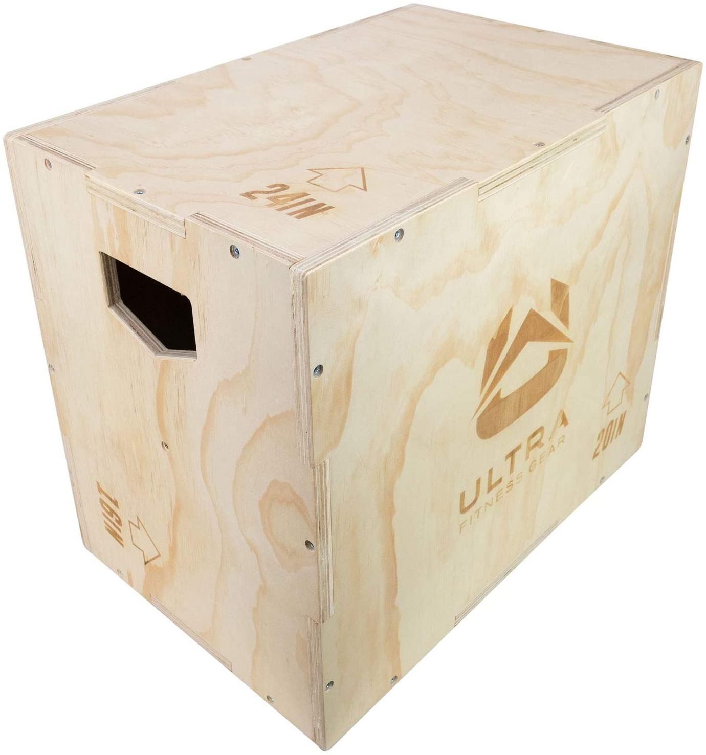 unfinished plywood Jump box with durable Plyometric Box stable used Gym Fitness exercise Jump Box