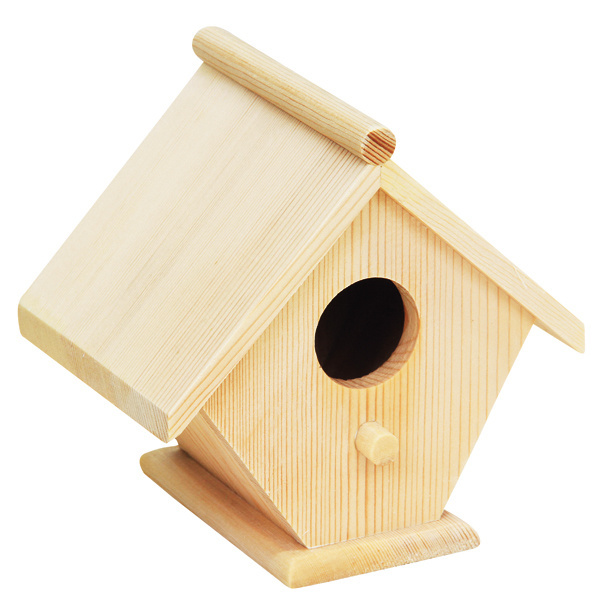 OEM and ODM Customized Creative Garden Unique pet House Outdoor Hanging Wooden Bird Feeder