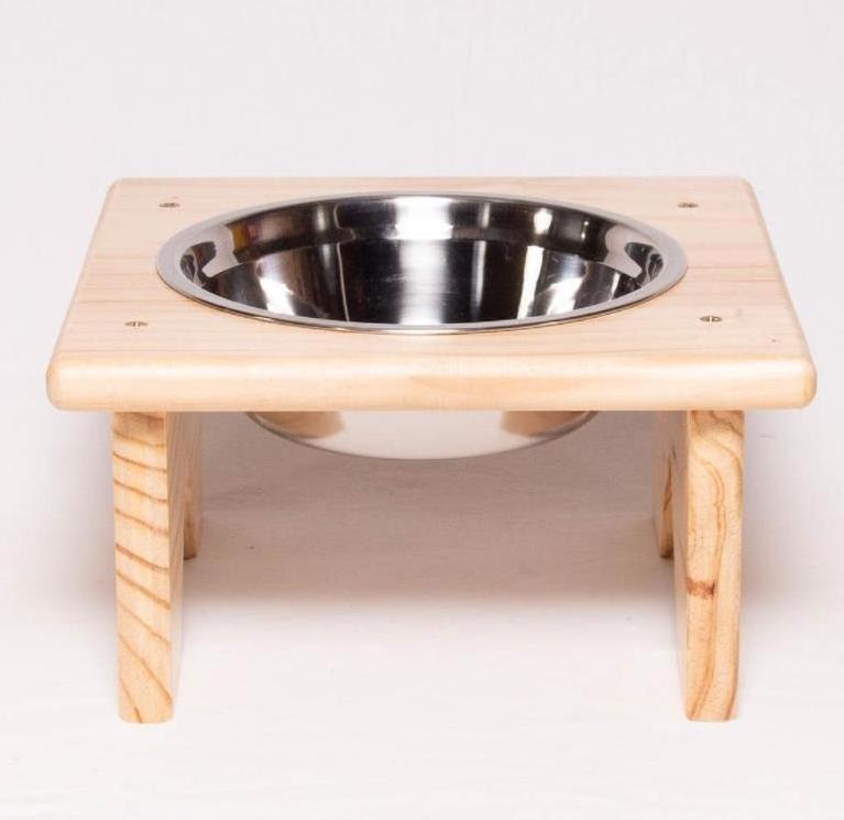 CUSTOM wooden Dog Bowl and Cat Bowl Stand