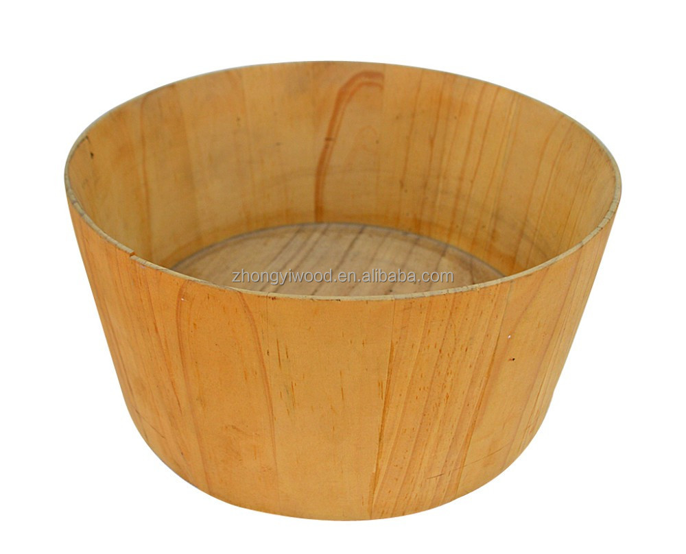 FSC Gift decorative customized size mini wooden bucket small wooden bucket